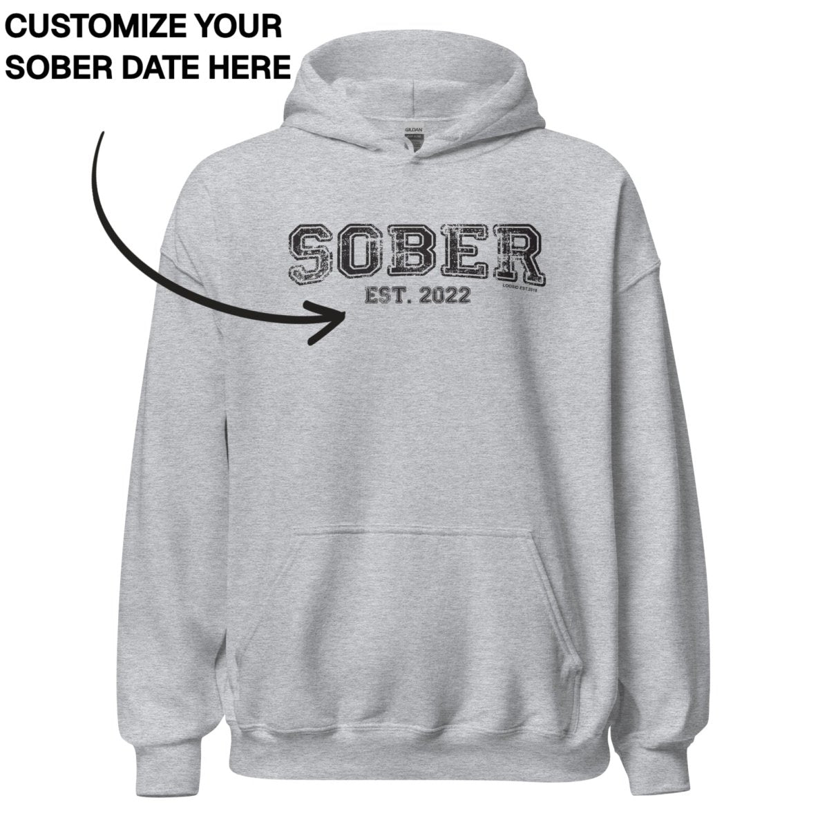 Recovery Hoodie | Men's Sober Est.