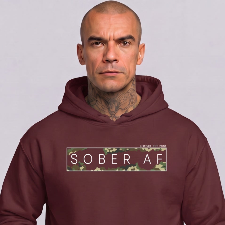 Recovery Hoodie | Men's Sober AF Camo