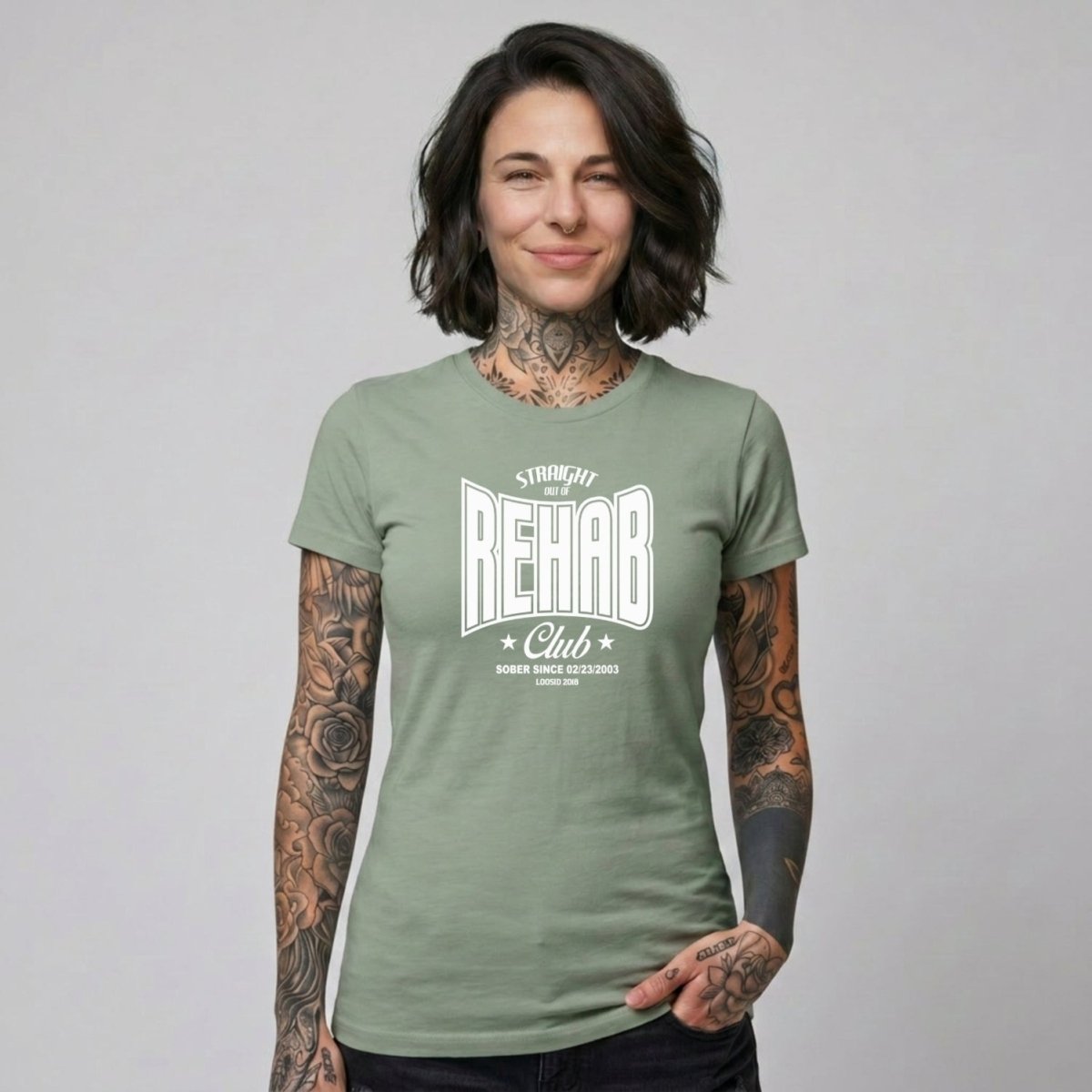 Sober T Shirt | Women's Straight Outta Rehab