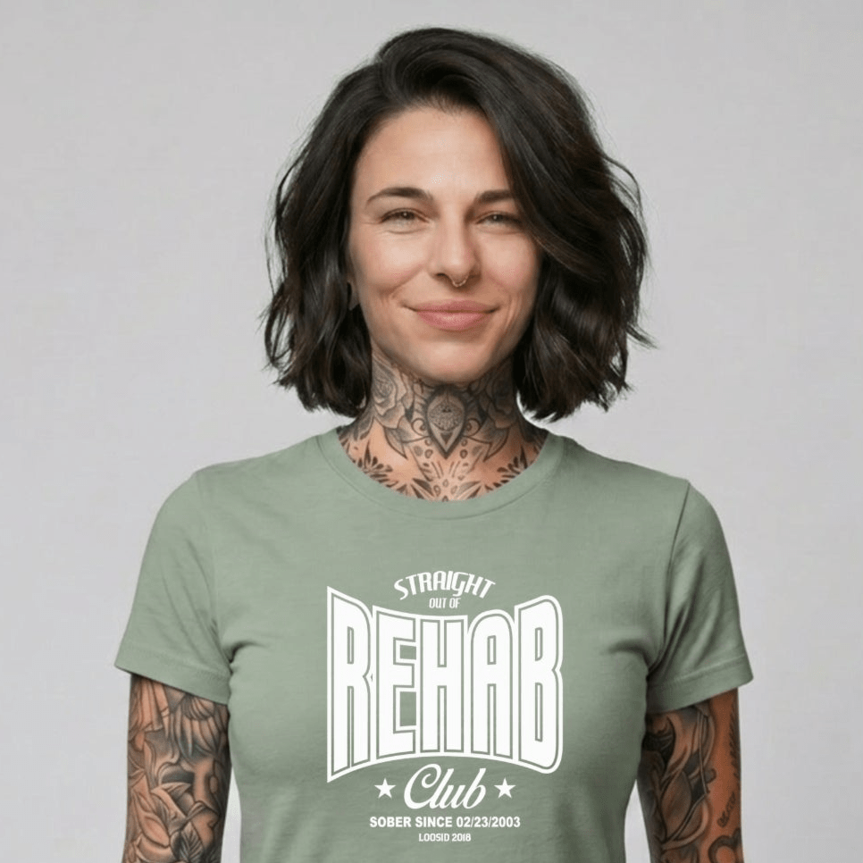 Sober T Shirt | Women's Straight Outta Rehab