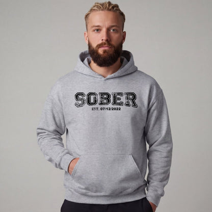 Recovery Hoodie | Men's Sober Est. Collegiate