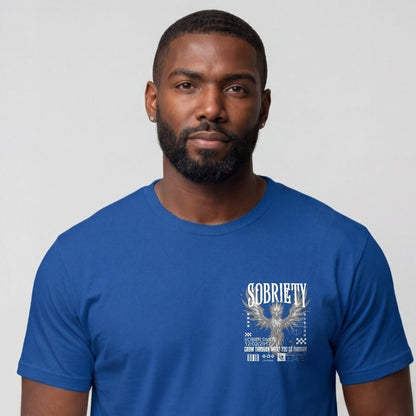 Sober T Shirt | Men's Phoenix Sobriety Reborn Limited-Edition