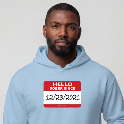 Recover Hoodie | Men's Hello Sober Since
