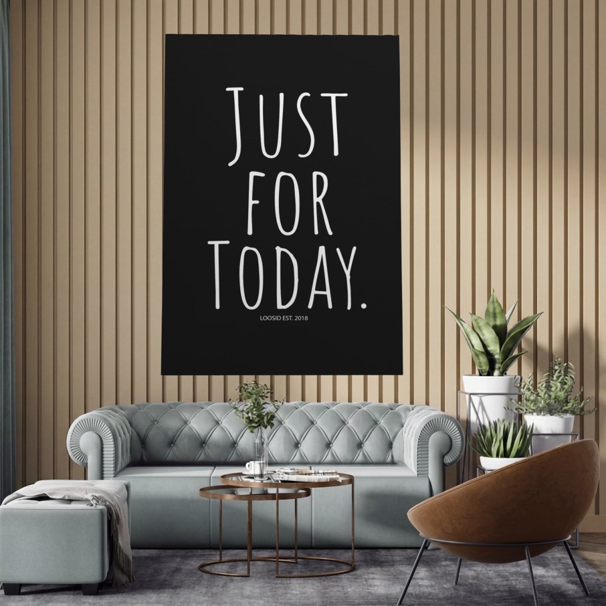 Sobriety Art | Just For Today Canvas Wall Art