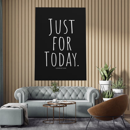 Sobriety Art | Just For Today Canvas Wall Art