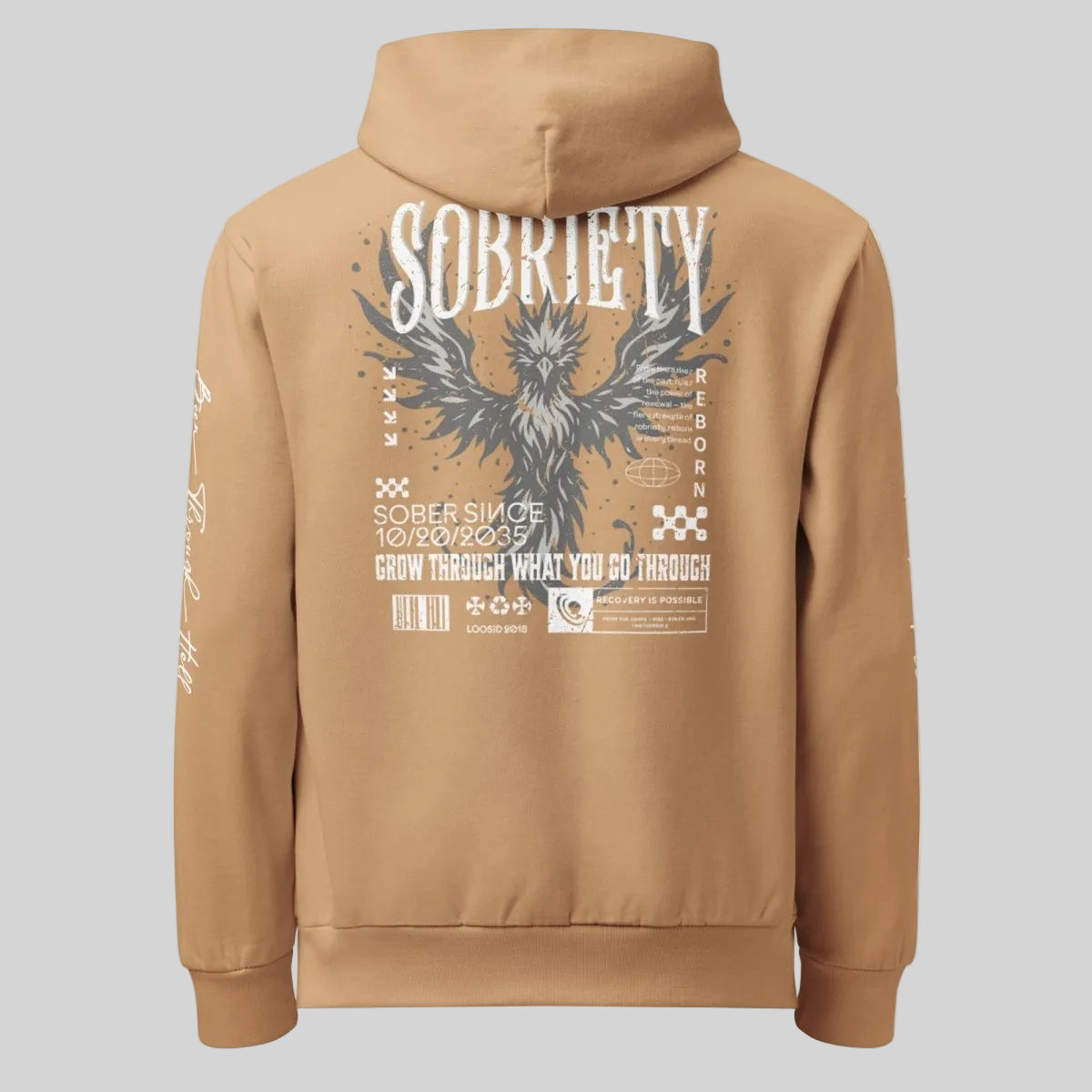 Phoenix Reborn Recovery Hoodie Limited Edition Recovery Hoodie graphic detail (view 4)