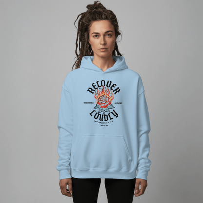 Recovery Hoodie | Recover Loudly Custom Sobriety Date Unisex Hoodie