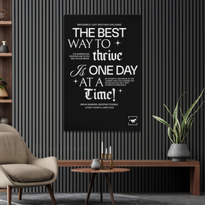 Thoroughbred Be Thankful & Thrive Canvas - 40x60