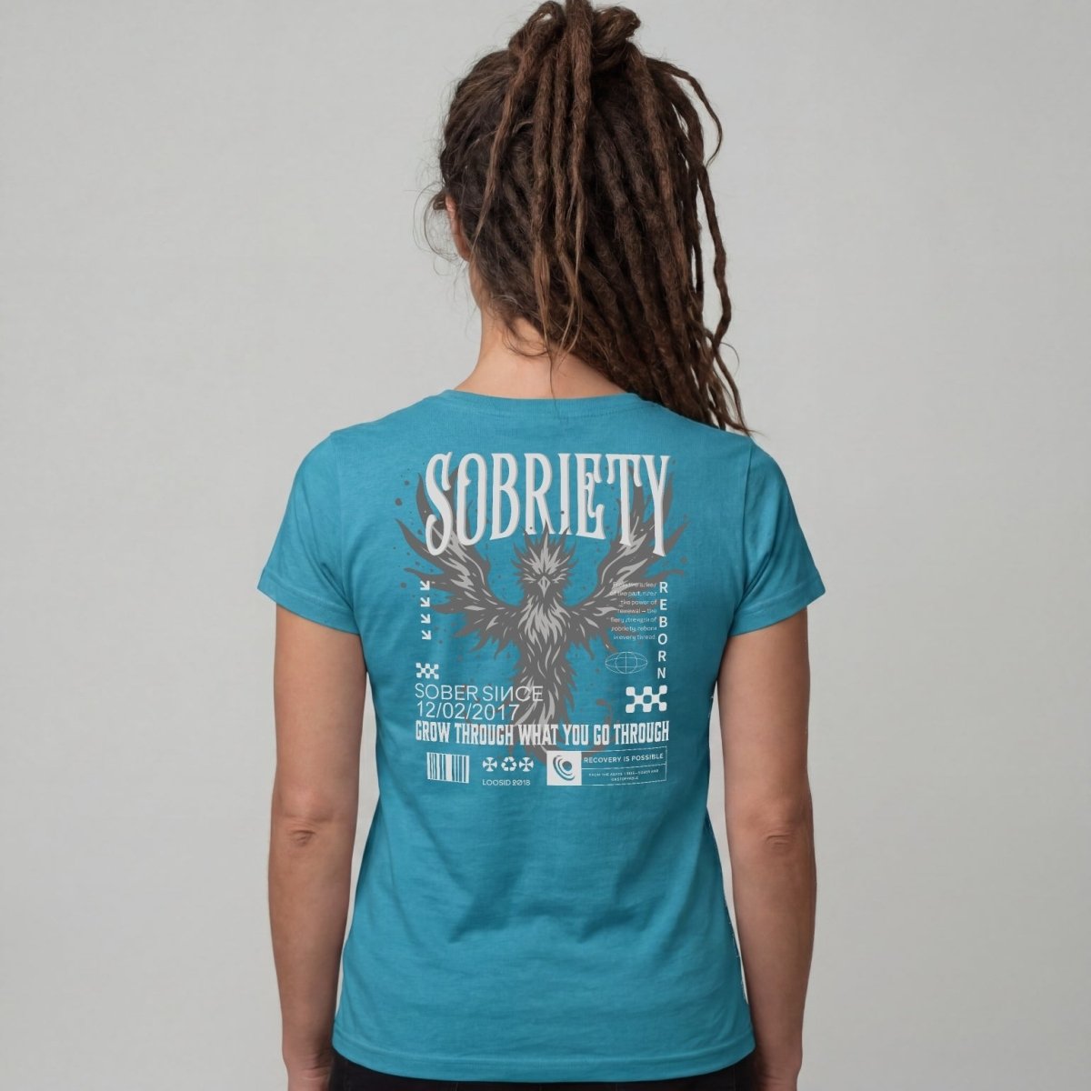 Sober T Shirt | Women's Phoenix Sobriety Reborn Limited-Edition