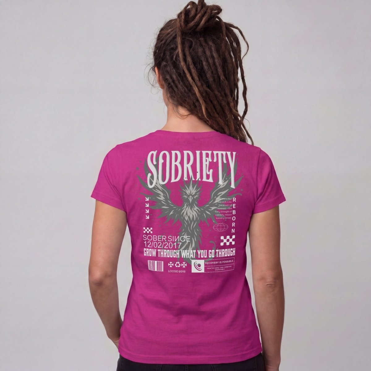 Sober T Shirt | Women's Phoenix Sobriety Reborn Limited-Edition