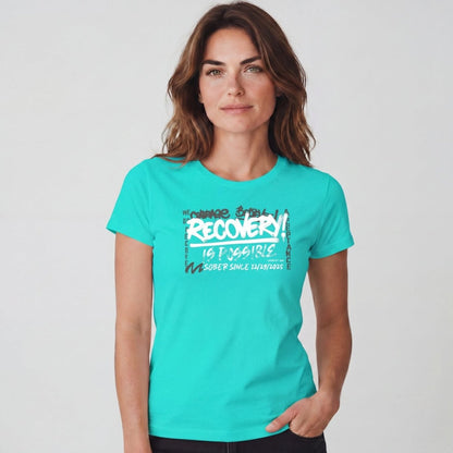 Sober T Shirt | Women's Recovery Is Possible Tee