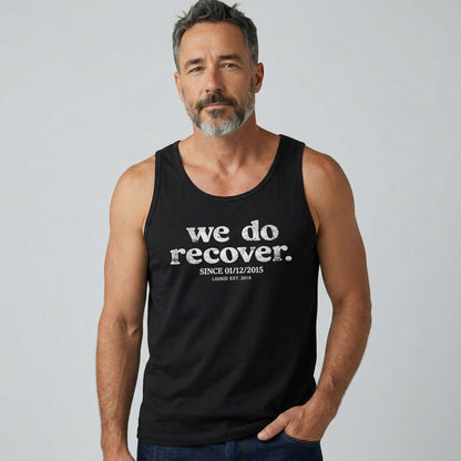 We Do Recover Sober Tank Top back view (view 7)