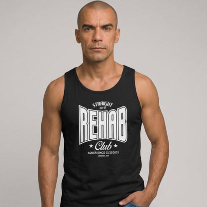 Rehab Men's Tank Top with Personalized Date