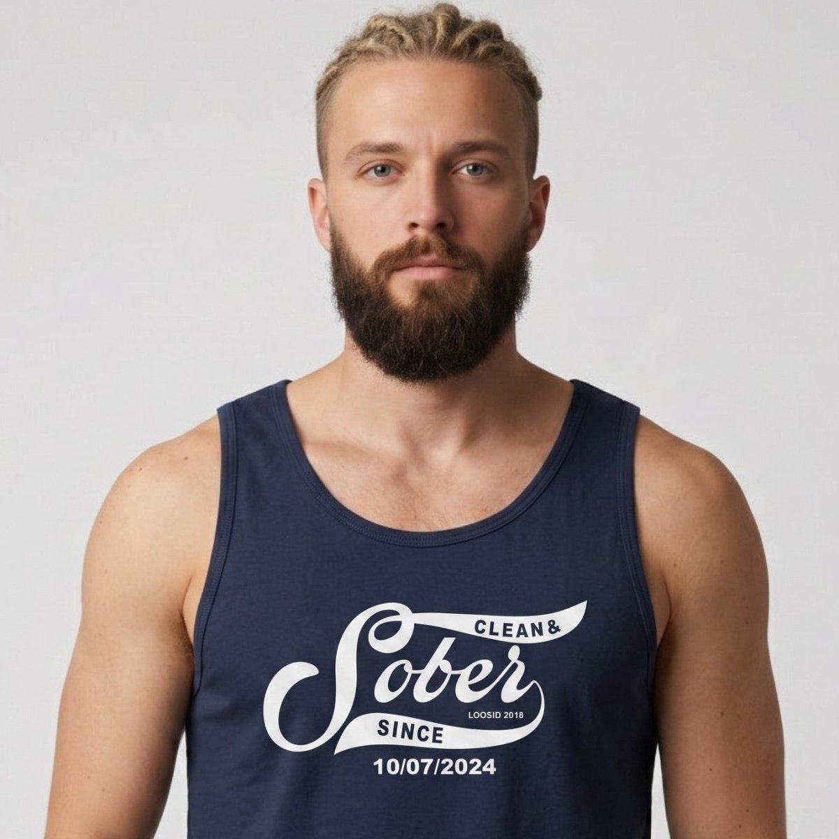 Sober Since Sober Tank Top fit detail (view 9)