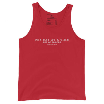 One Day At a Time Sober Tank Top packaging detail (view 8)