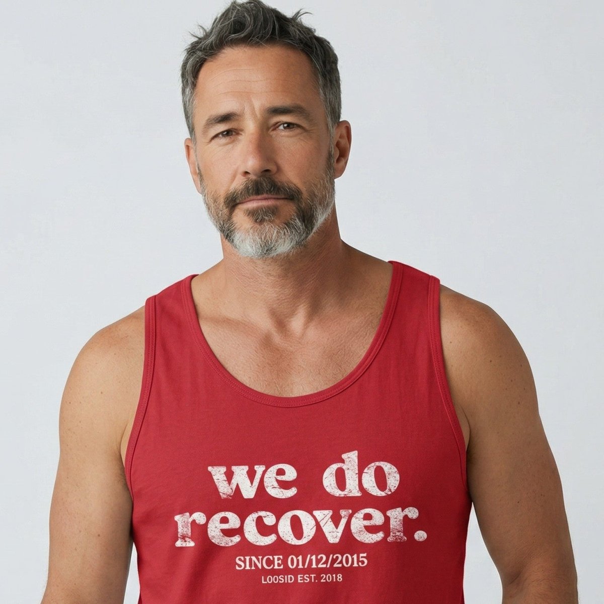 We Do Recover Sober Tank Top close-up view (view 12)