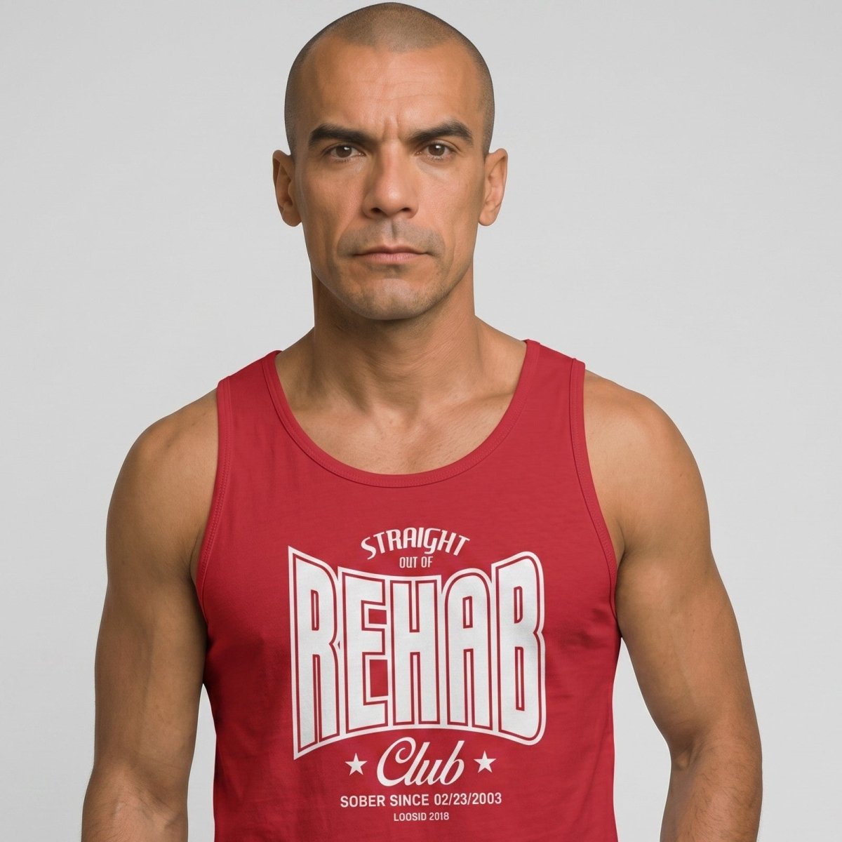 Rehab Men's Tank Top with Personalized Date