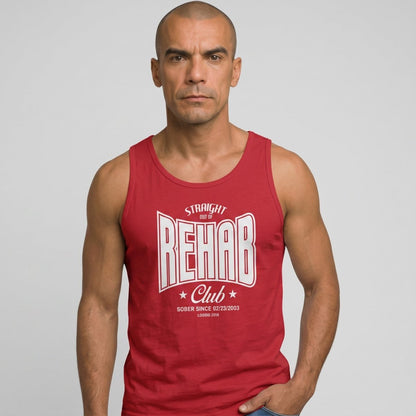 Rehab Men's Tank Top with Personalized Date