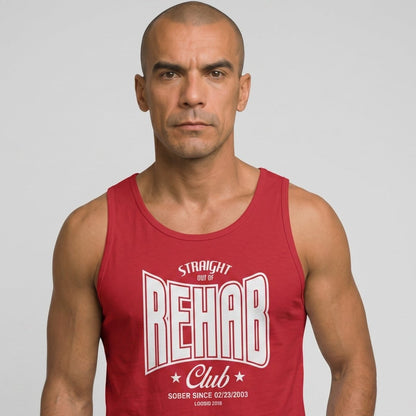 Rehab Men's Tank Top with Personalized Date