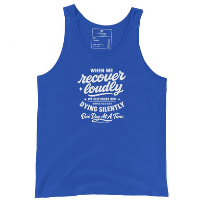 When We Recover Loudly Sober Tank Top packaging detail (view 8)