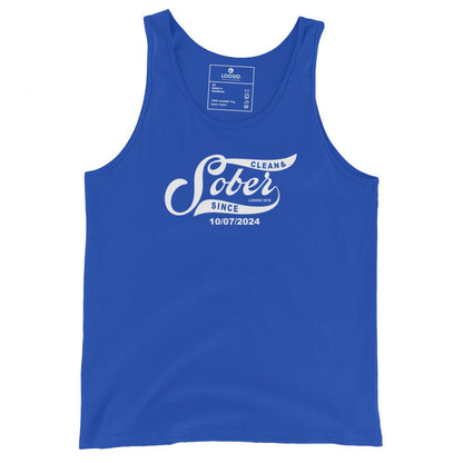 Sober Since Sober Tank Top lifestyle view (view 5)