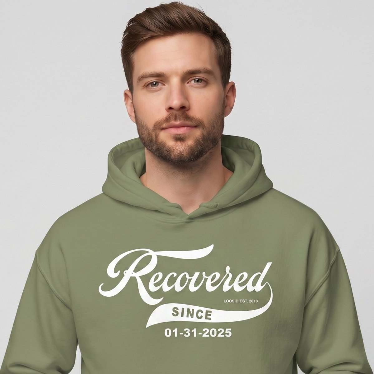 Recovered Since Recovery Hoodie side view (view 16)