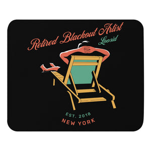 Retired Blackout Artist Mouse Pad