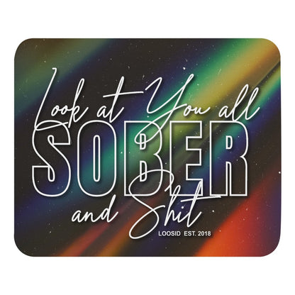 Loosid Look At You Recovery Mouse Pad featuring the design