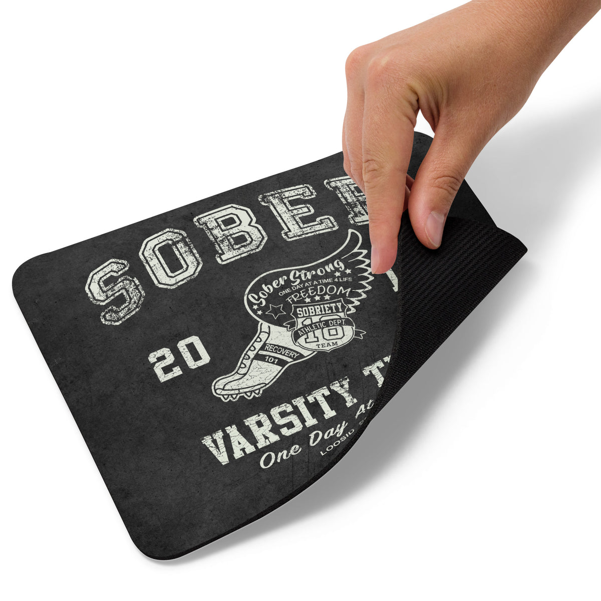 Sober Varsity Mouse Pad