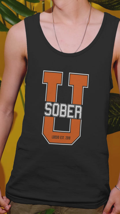 Big U Sober Men's Tank Top