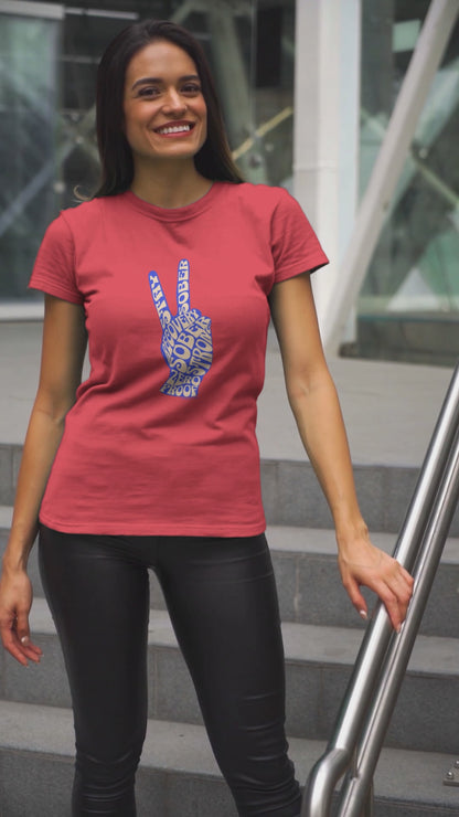 Peace & Sober Women's Relaxed T-Shirt