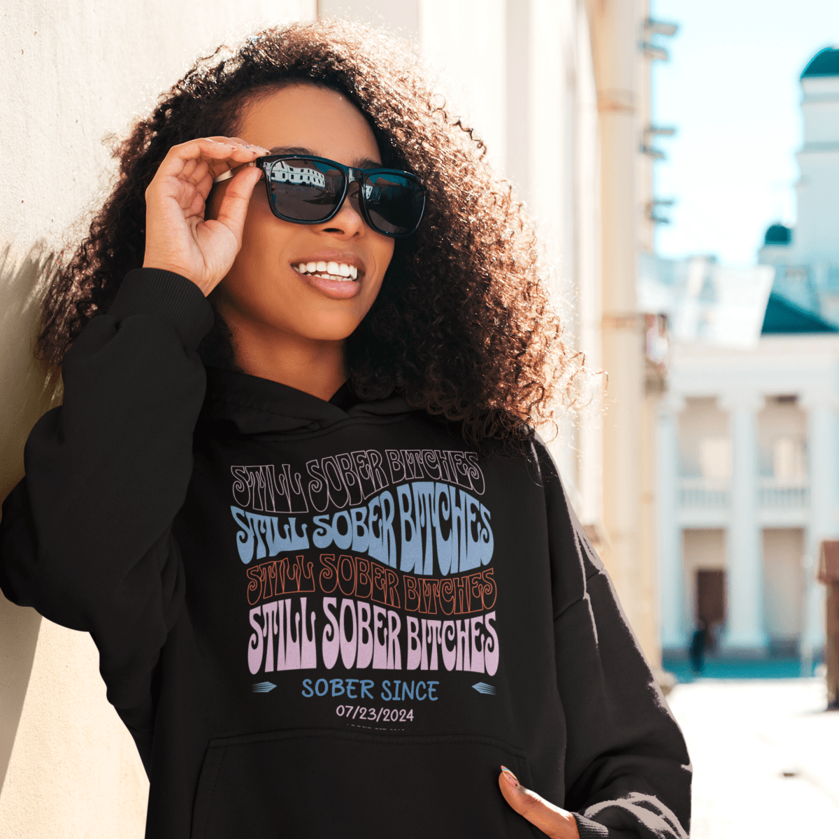 Recovery Hoodie | Still Sober-B Custom Sobriety Date Sweatshirt