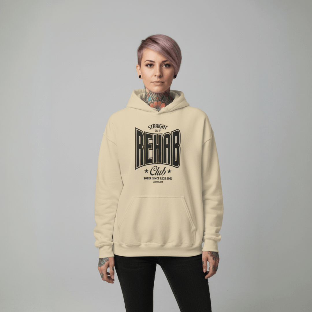 Recovery  Hoodie | Rehab Unisex Hoodie with Personalized Date