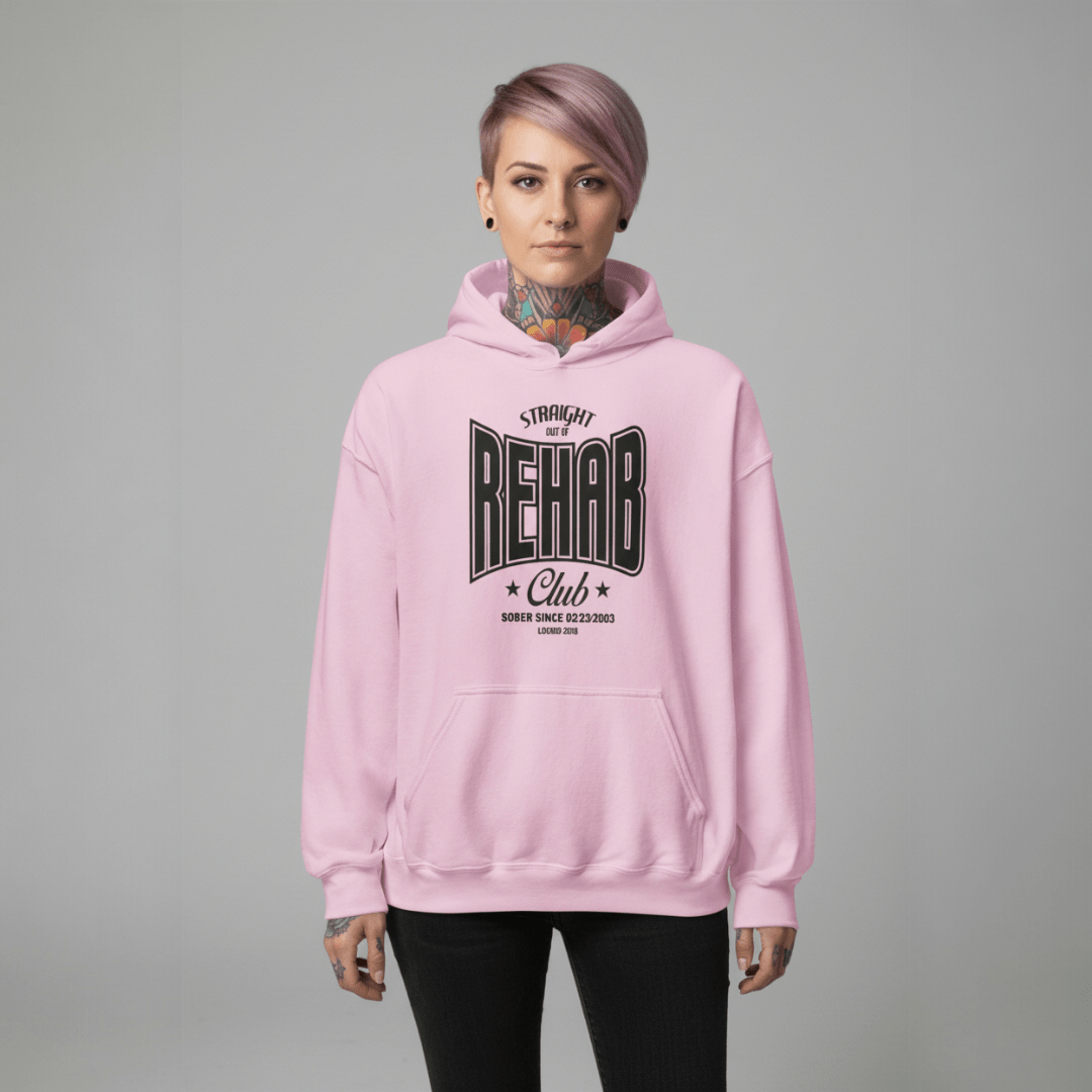 Recovery  Hoodie | Rehab Unisex Hoodie with Personalized Date