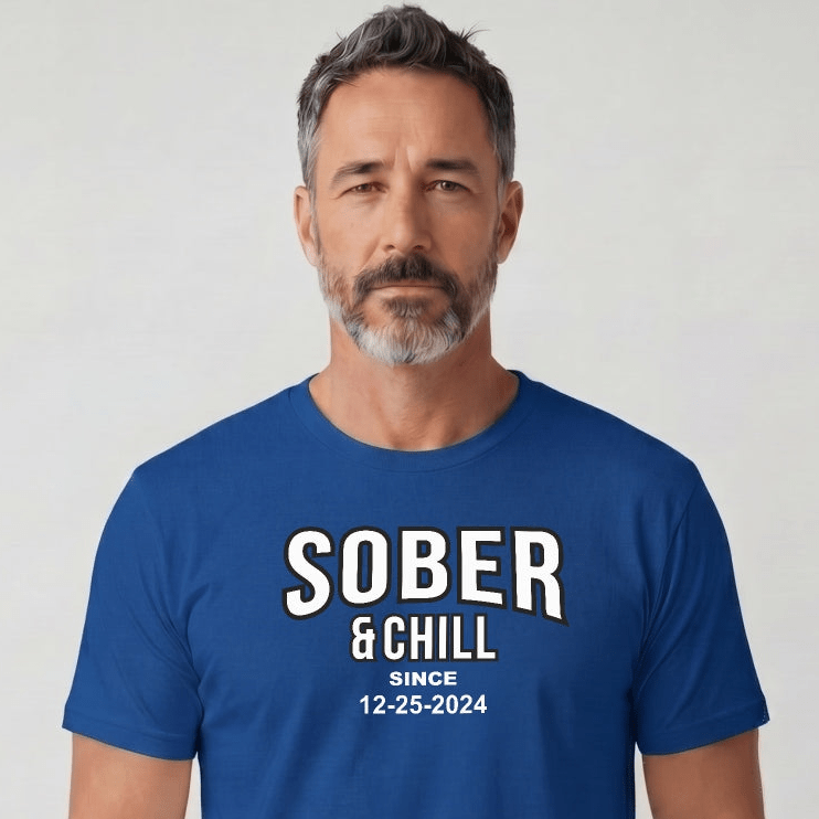 Sober T Shirt | Men's Sober and Chill Tee