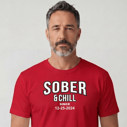 Sober T Shirt | Men's Sober and Chill Tee