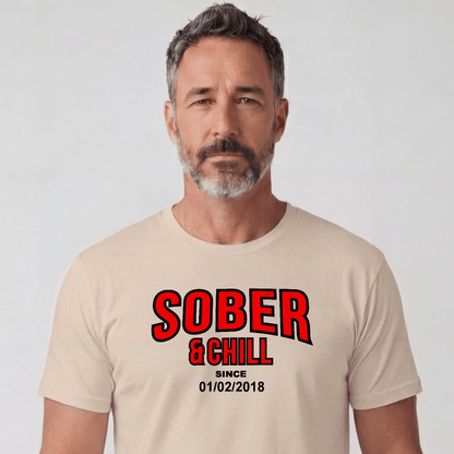 Sober T Shirt | Men's Sober and Chill Tee