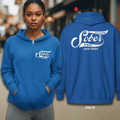 Loosid Sober Since Recovery Hoodie featuring the design