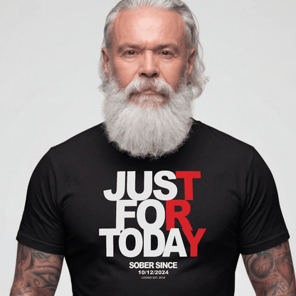 Sober T Shirt | Men's Just For Today Tee
