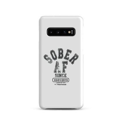 Loosid Sober AF Snap Recovery Phone Case featuring the design