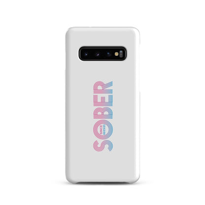 Loosid Sober Since Snap Recovery Phone Case featuring the design