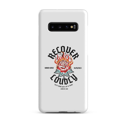 Recover Loudly Snap Recovery Phone Case graphic detail (view 4)