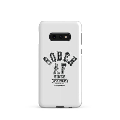 Sober AF Snap Recovery Phone Case close-up view (view 2)