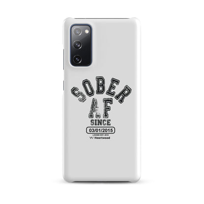 Sober AF Snap Recovery Phone Case lifestyle view (view 5)