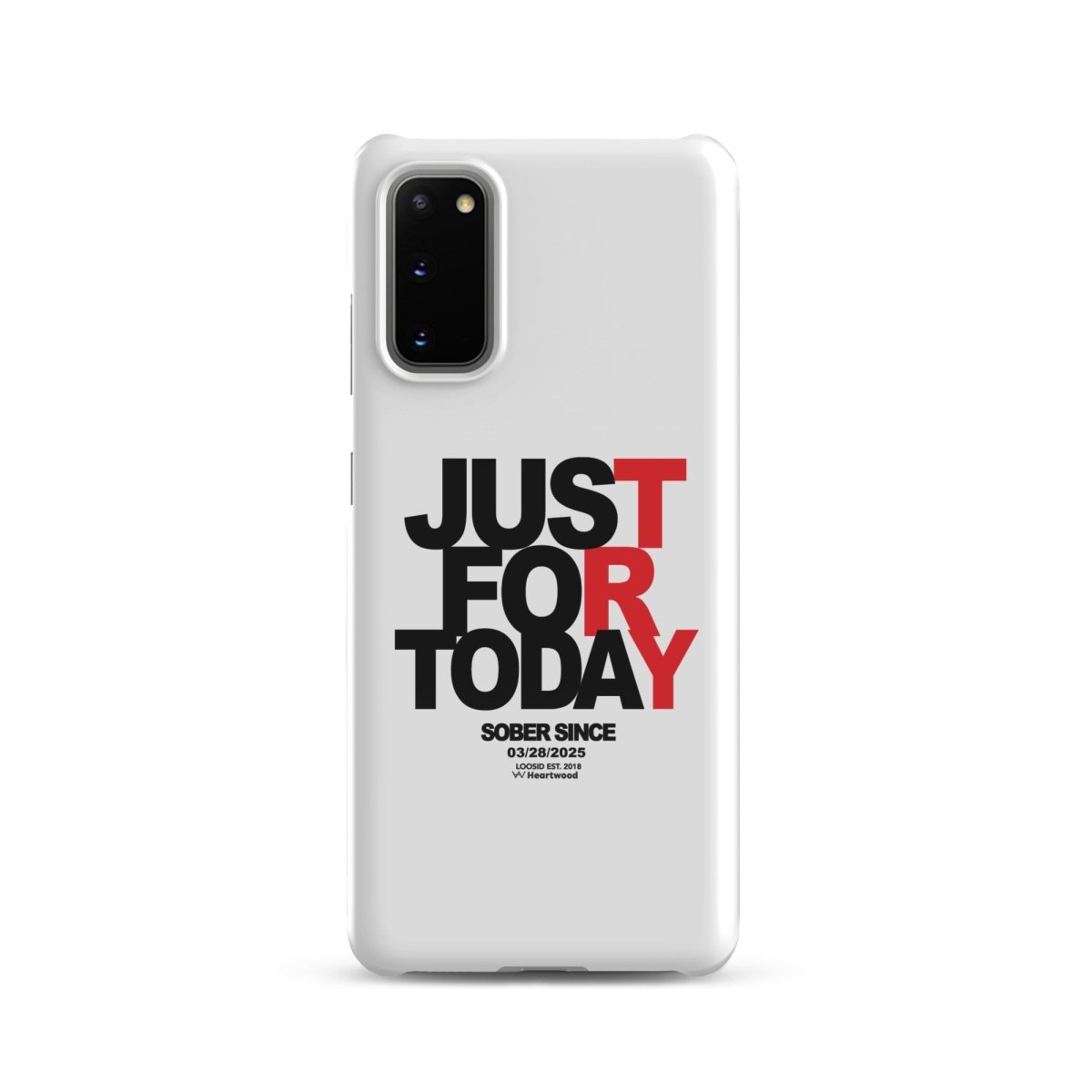 Just For Today Snap Recovery Phone Case graphic detail (view 4)