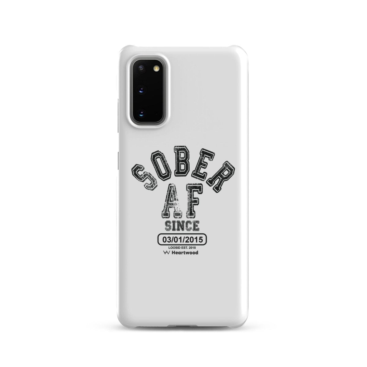 Sober AF Snap Recovery Phone Case graphic detail (view 4)