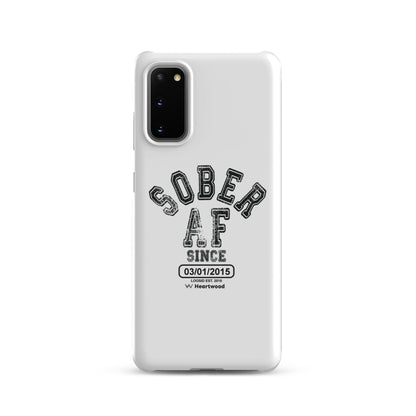 Sober AF Snap Recovery Phone Case graphic detail (view 4)