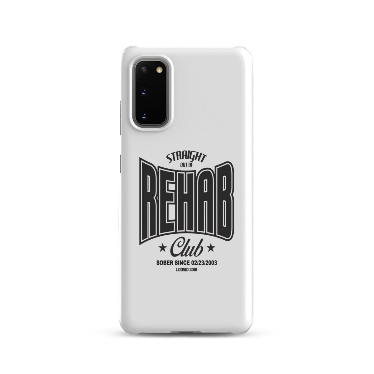 Straight Out of Rehab Snap Recovery Phone Case graphic detail (view 4)