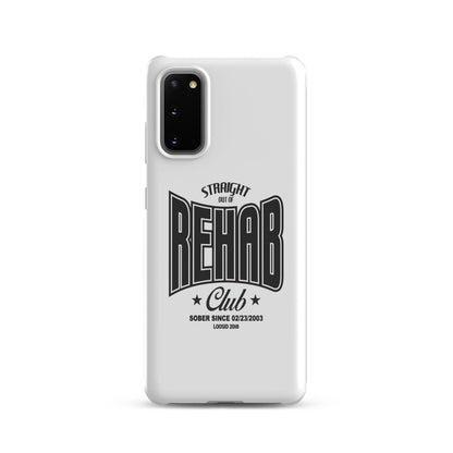 Straight Out of Rehab Snap Recovery Phone Case graphic detail (view 4)