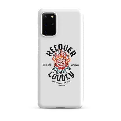Recover Loudly Snap Recovery Phone Case back view (view 7)